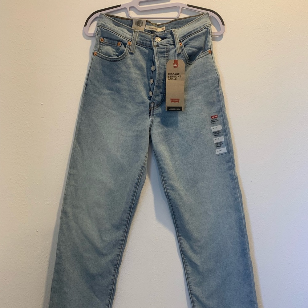 Levi’s Ribcage Straight Waterless Jeans